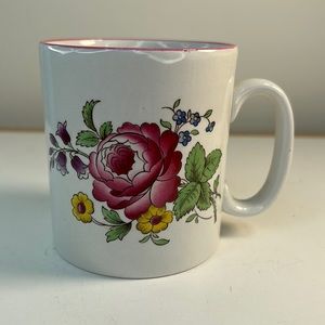 Spode England 2/6770 Marlborough Sprays, Coffee Cup Mug Discontinued Design